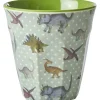 RICE New Dino Print Mellem Melamin Kop