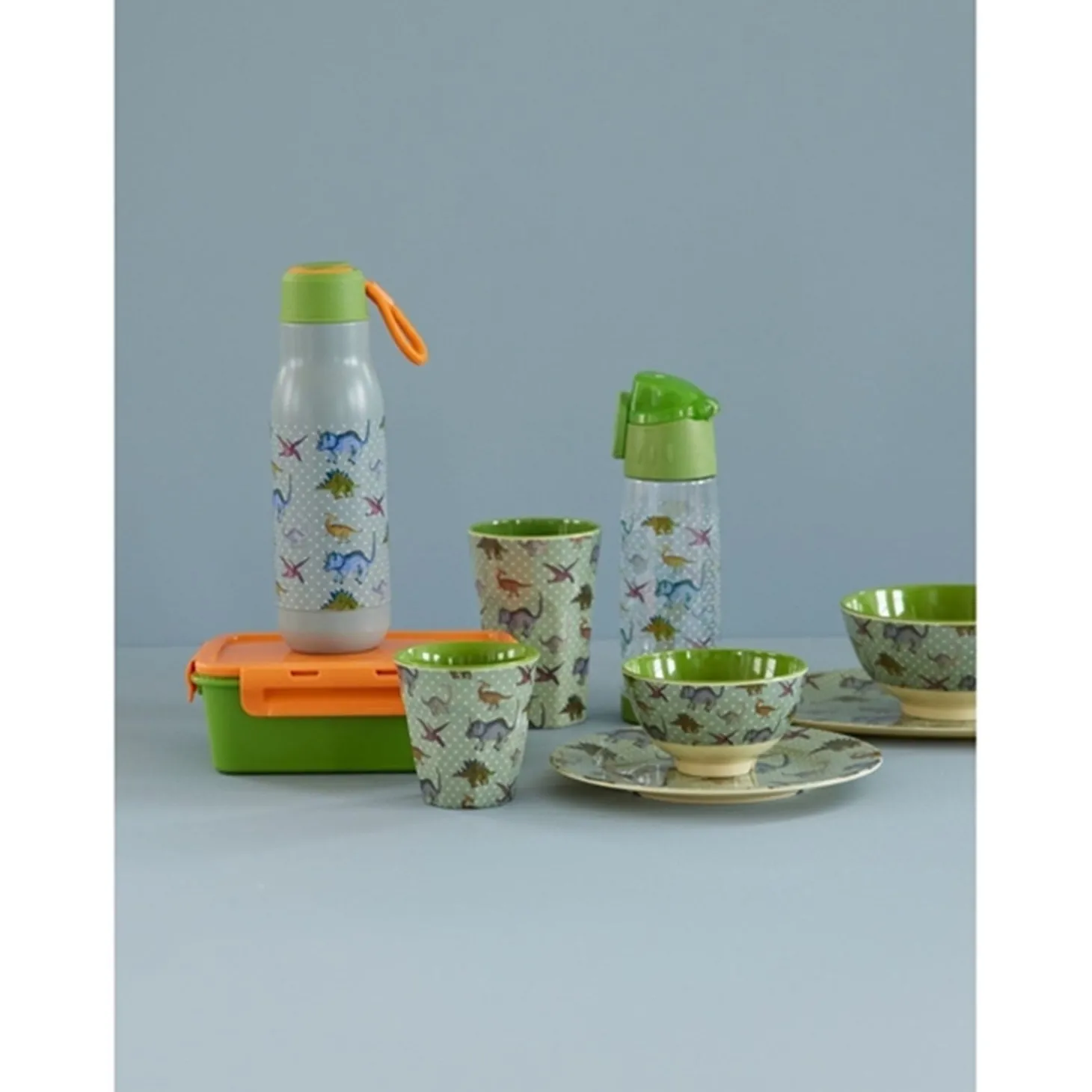 RICE New Dino Print Mellem Melamin Kop