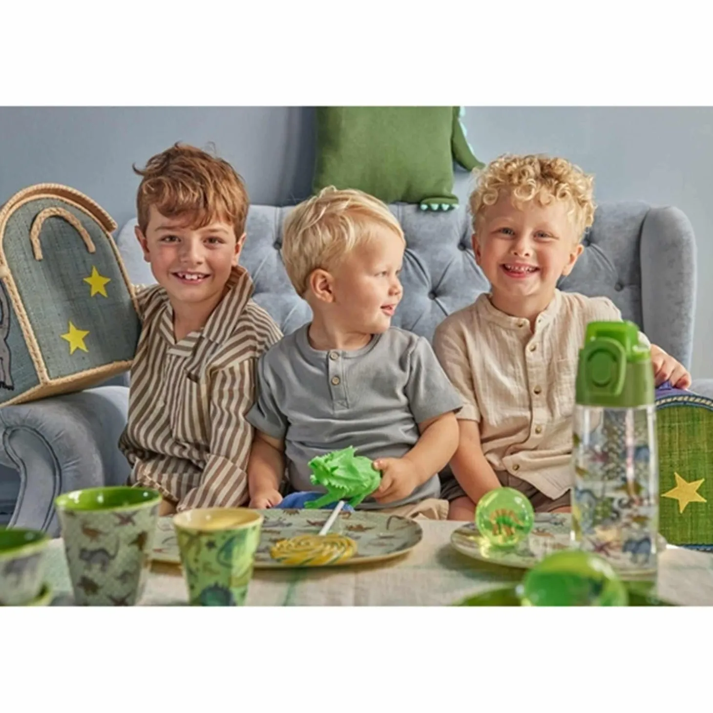 RICE New Dino Print Mellem Melamin Kop