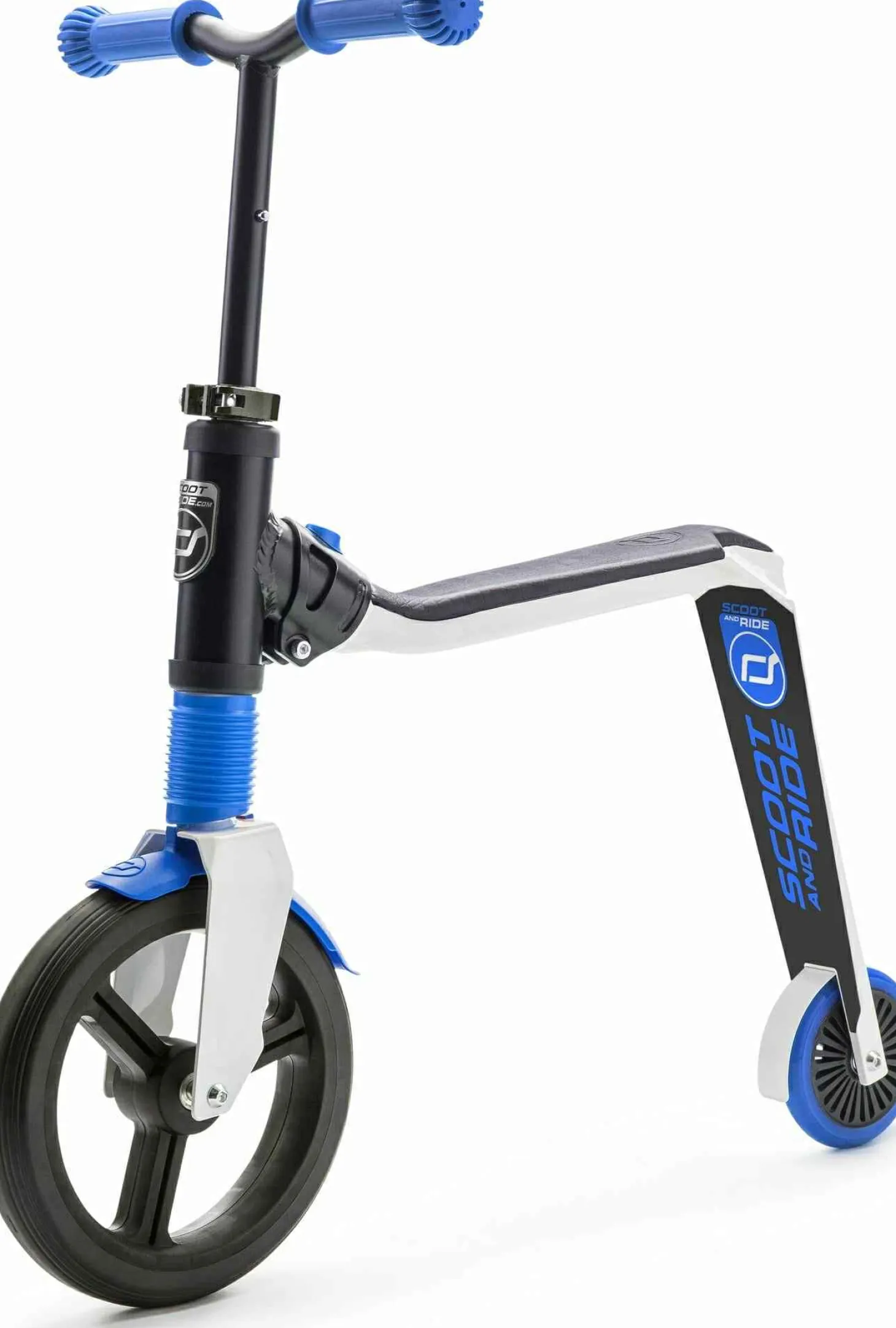 Scoot and ride - Highwayfreak scooter med sæde - blå