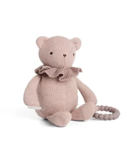 Smallstuff Lille aktivitets bamse Sart rosa