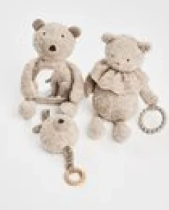Smallstuff Musik uro bamse, uld bouclé, natur melange