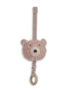 Smallstuff Musik uro bamse, uld bouclé, rosa