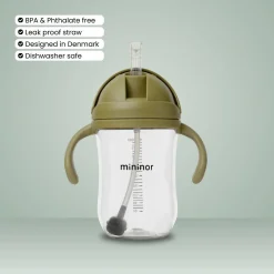 Sugerørskop Tritan 330ml grøn