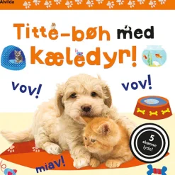 Titte-bøh med kæledyr! Papbog med 5 skønne lyde