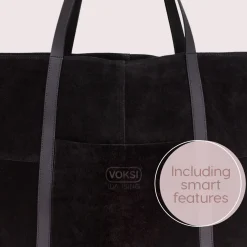 Voksi Ida Ising Læder pusletaske